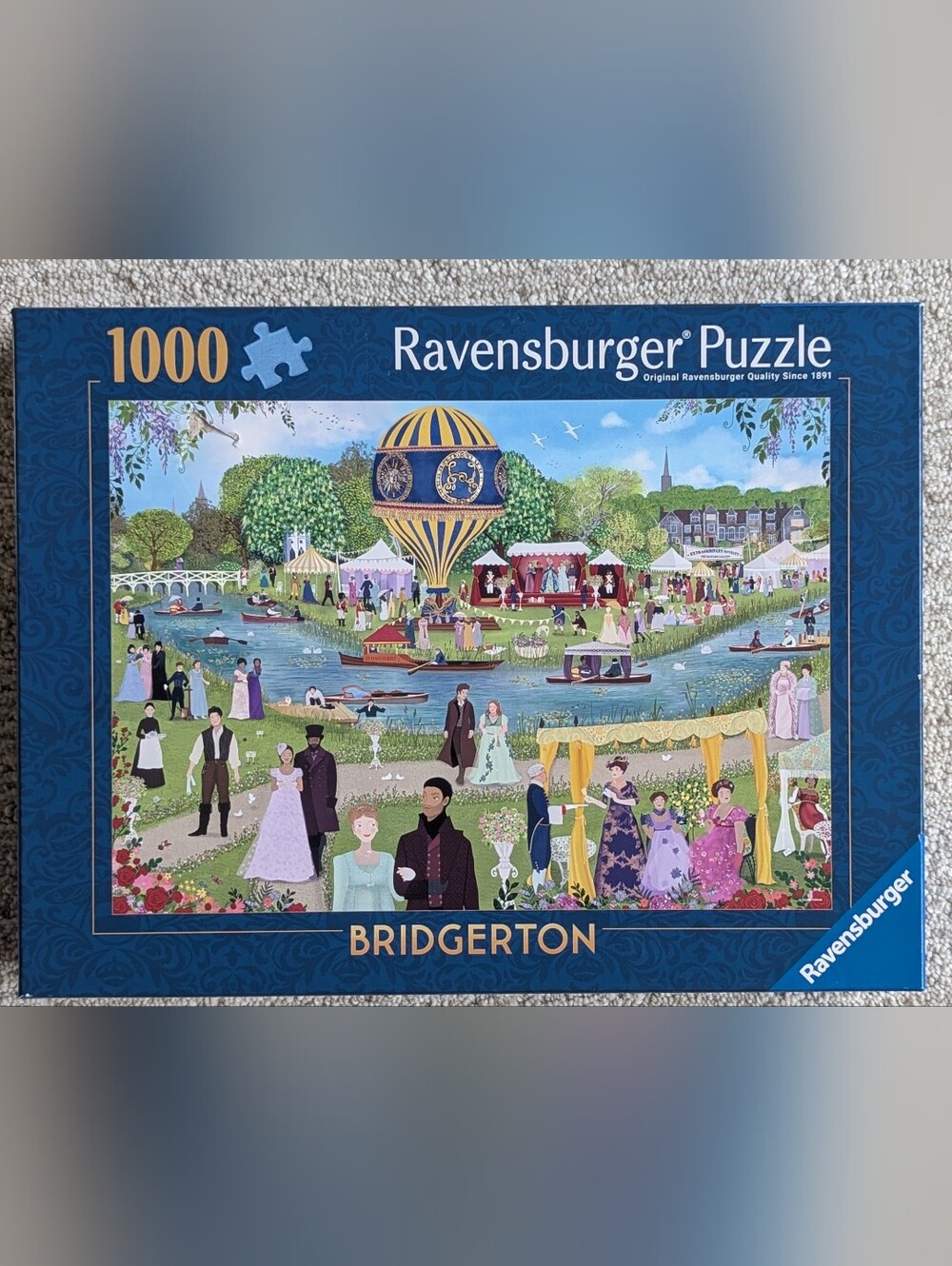 Ravensburger Bridgerton 1000 Piece Jigsaw Puzzle Regent Era Romance Art